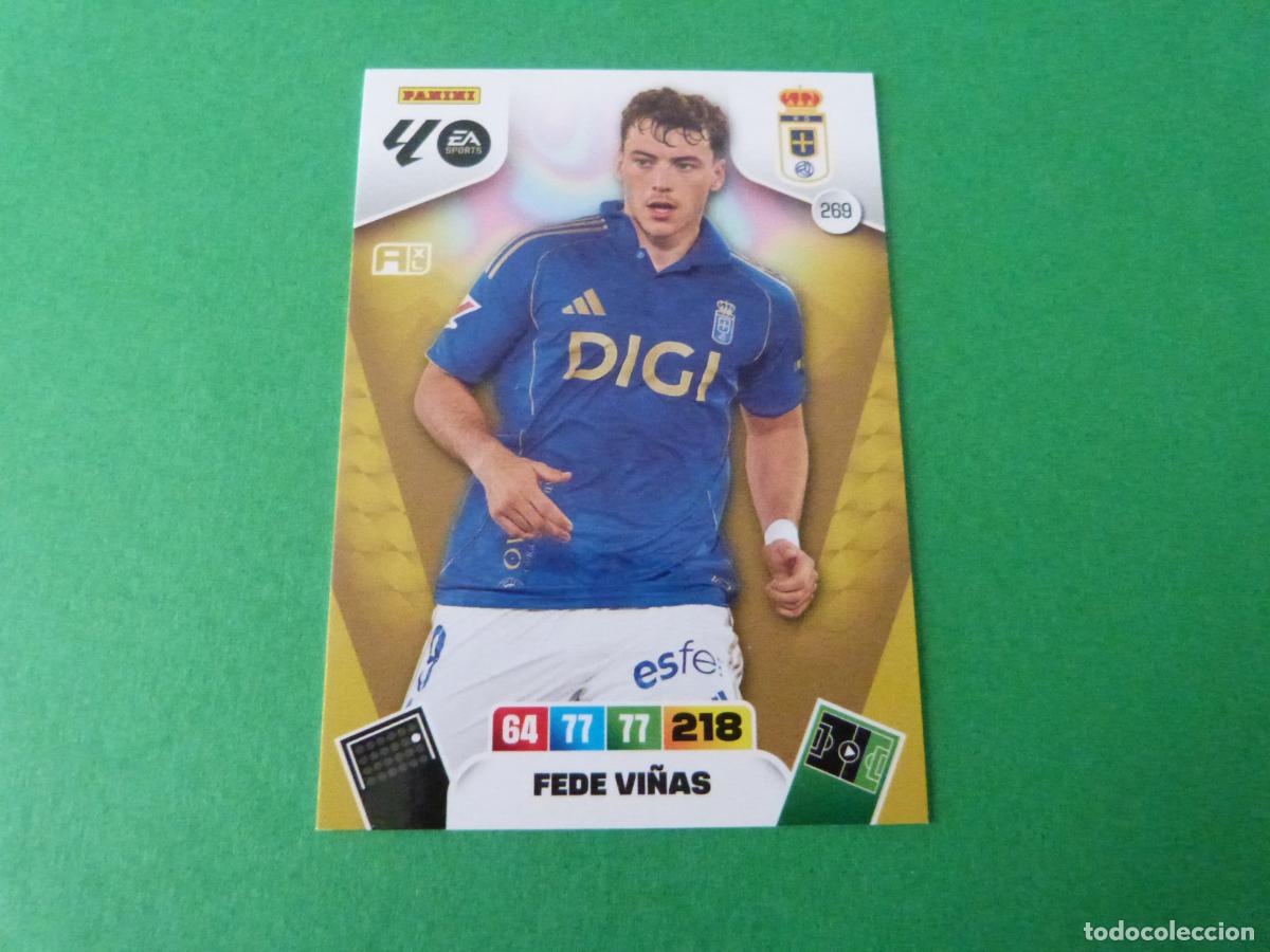 Cromos de F&uacute;tbol: TRADING CARD FUTBOL FEDE VI&Ntilde;AS REAL OVIEDO C.F. N&ordm; 269 LIGA ADRENALYN XL 2025-2026/25-26 PANINI