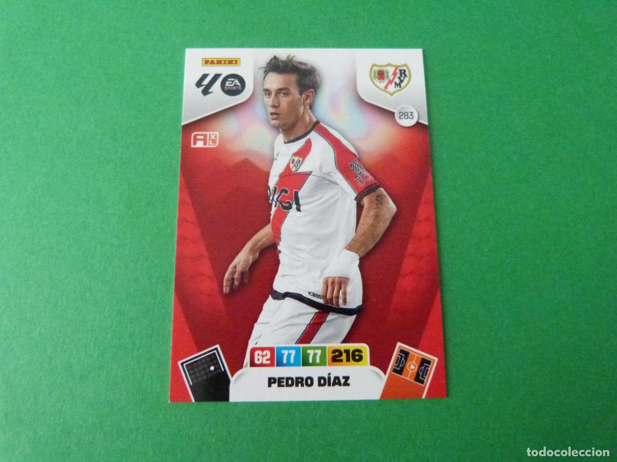 Cromos de F&uacute;tbol: TRADING CARD FUTBOL PEDRO DIAZ RAYO VALLECANO N&ordm; 283 LIGA ADRENALYN XL 2025-2026/25-26 PANINI