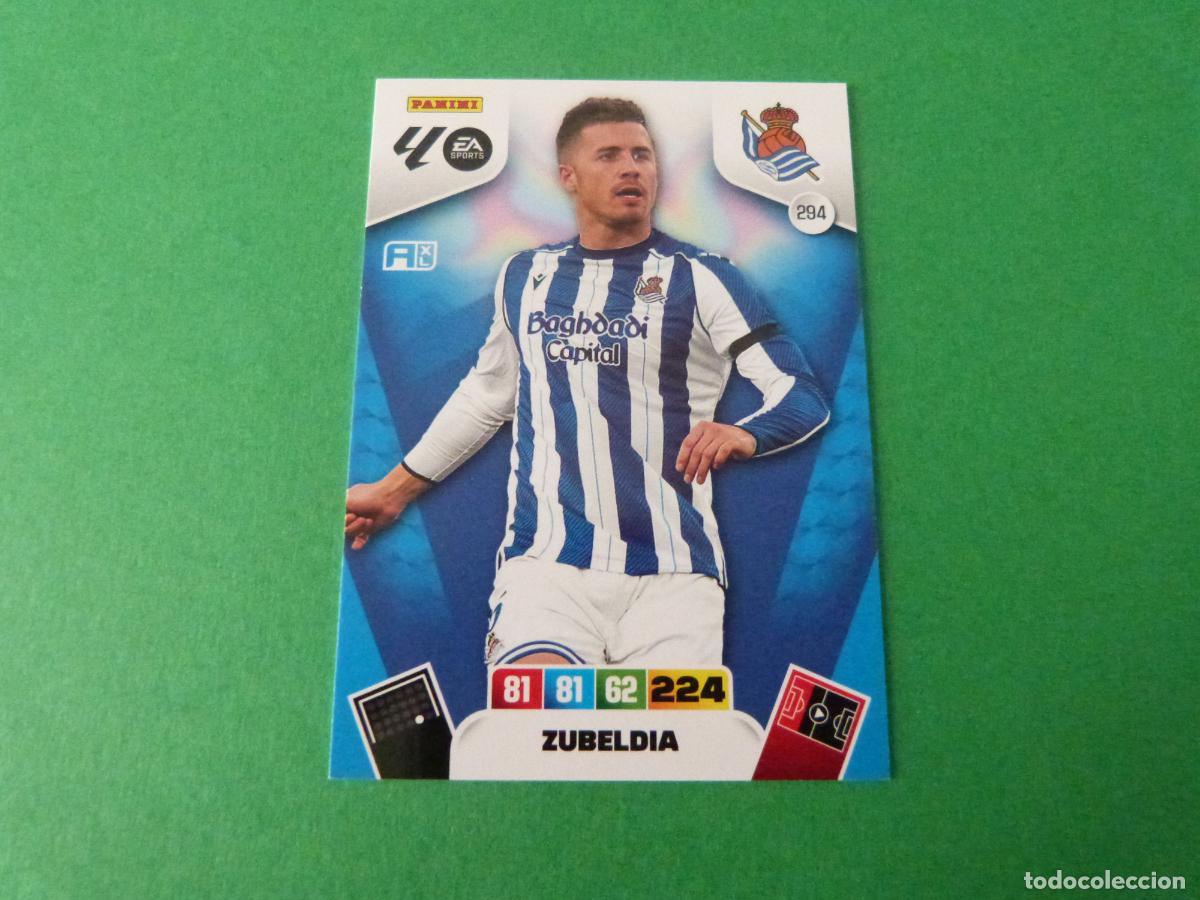 Cromos de F&uacute;tbol: TRADING CARD FUTBOL ZUBELDIA REAL SOCIEDAD N&ordm; 294 LIGA ADRENALYN XL 2025-2026/25-26 PANINI