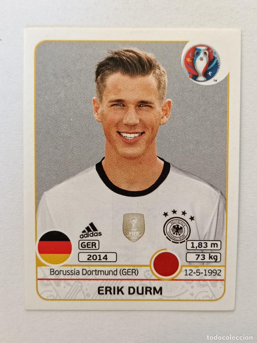Cromos de F&uacute;tbol: #247 ERIK DURM (ALEMANIA) EURO FRANCIA 2016 PANINI