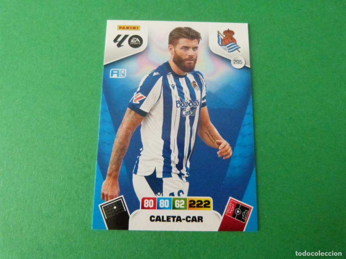 Cromos de F&uacute;tbol: TRADING CARD FUTBOL CALETA-CAR REAL SOCIEDAD N&ordm; 295 LIGA ADRENALYN XL 2025-2026/25-26 PANINI