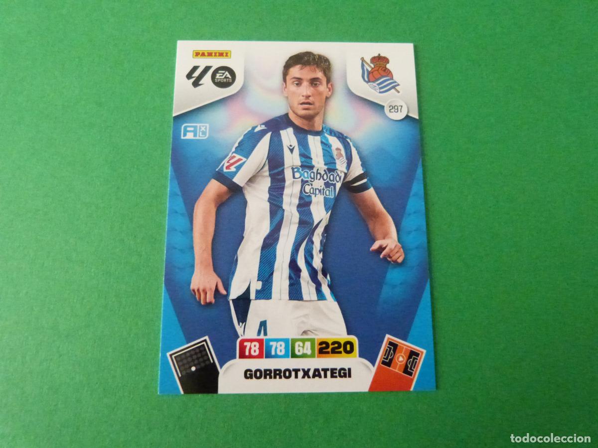 Cromos de F&uacute;tbol: TRADING CARD FUTBOL GORROTXATEGI REAL SOCIEDAD N&ordm; 297 LIGA ADRENALYN XL 2025-2026/25-26 PANINI