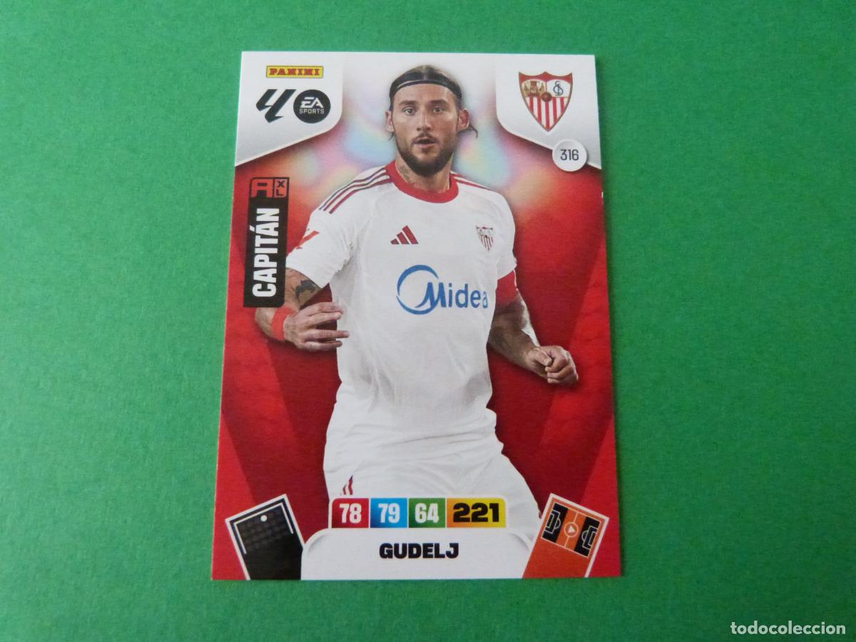 Football Stickers: TRADING CARD FUTBOL GUDELJ SEVILLA F.C. N&ordm; 316 LIGA ADRENALYN XL 2025-2026/25-26 PANINI