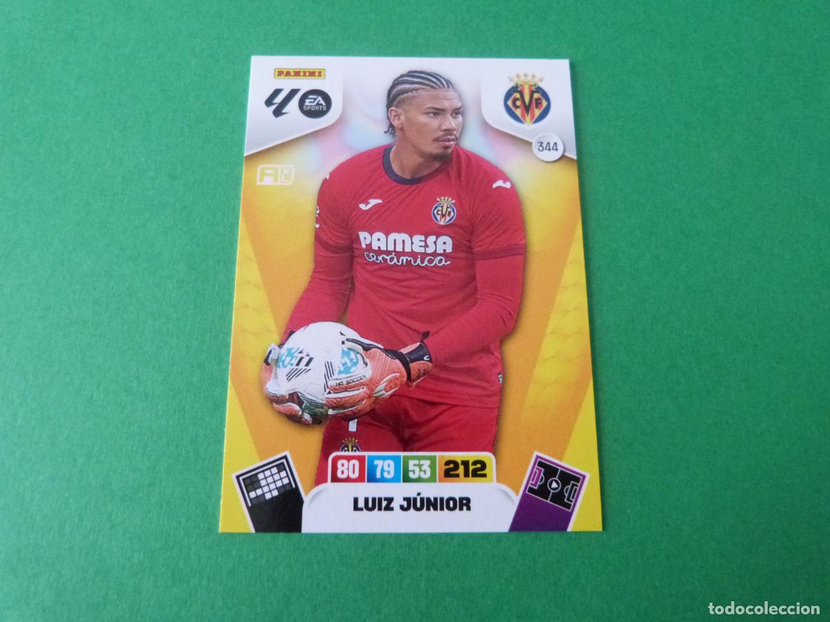 Cromos de F&uacute;tbol: TRADING CARD FUTBOL LUIZ JUNIOR VILLARREAL C.F. N&ordm; 344 LIGA ADRENALYN XL 2025-2026/25-26 PANINI