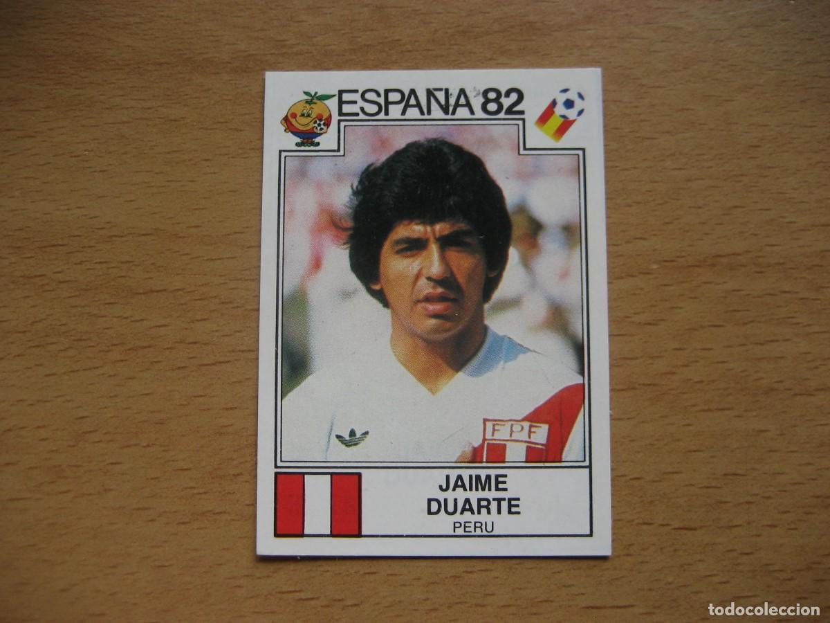 Cromos de F&uacute;tbol: ESPA&Ntilde;A 82 - N&ordm; 75 JAIME DUARTE - PERU - PANINI