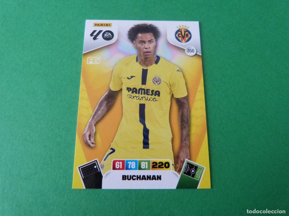 Football Stickers: TRADING CARD FUTBOL BUCHANAN VILLARREAL C.F. N&ordm; 356 LIGA ADRENALYN XL 2025-2026/25-26 PANINI