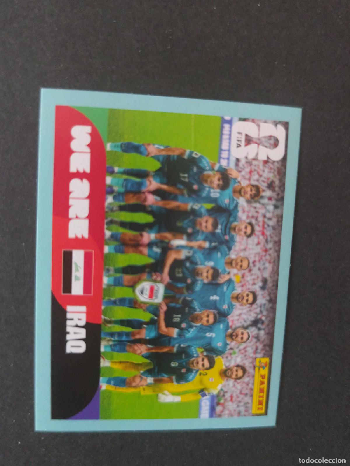 Football Stickers: IRQ13 TEAM PHOTO EQUIPO 13 IRAQ MUNDIAL FIFA WORLD CUP 2026 STICKER PANINI SIN PEGAR