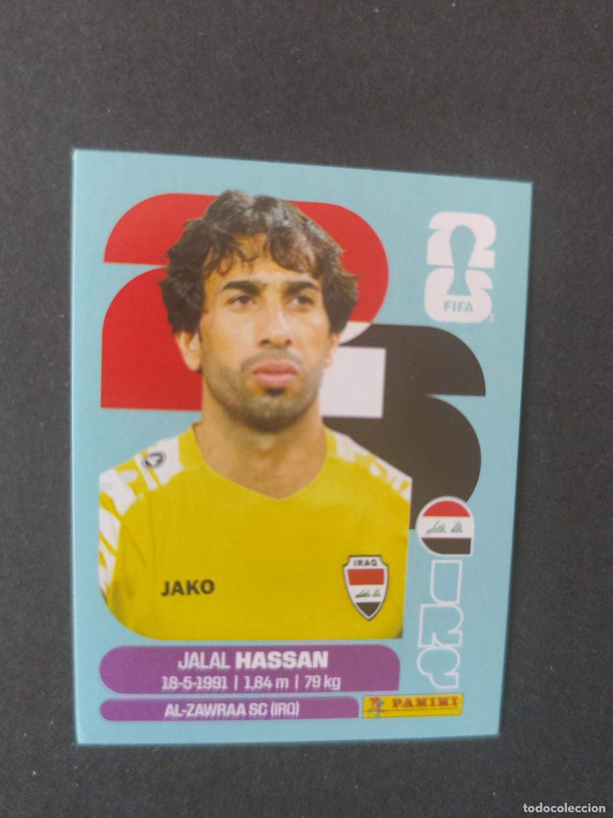 Football Stickers: IRQ2 JALAL HASSAN 2 IRAQ MUNDIAL FIFA WORLD CUP 2026 STICKER PANINI SIN PEGAR