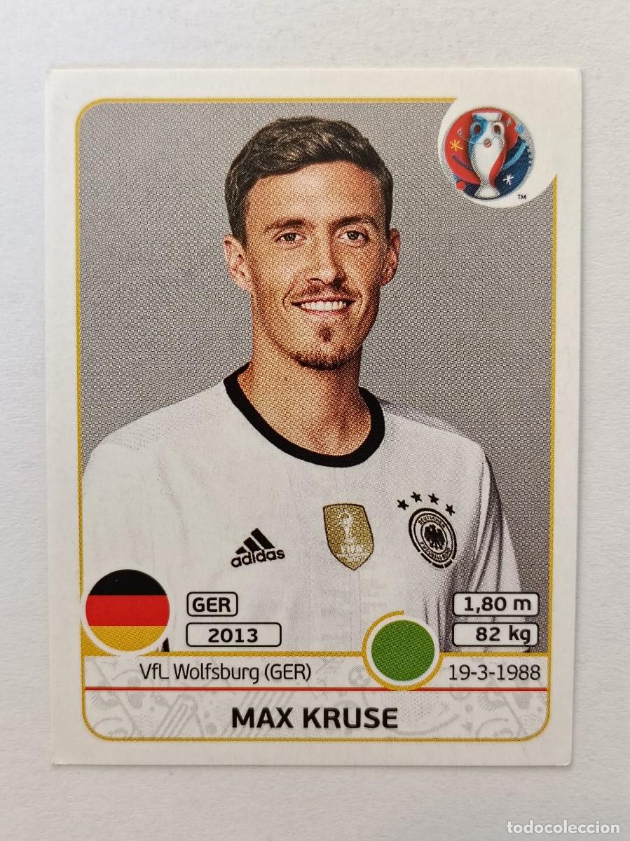 Football Stickers: #259 MAX KRUSE (ALEMANIA) EURO FRANCIA 2016 PANINI