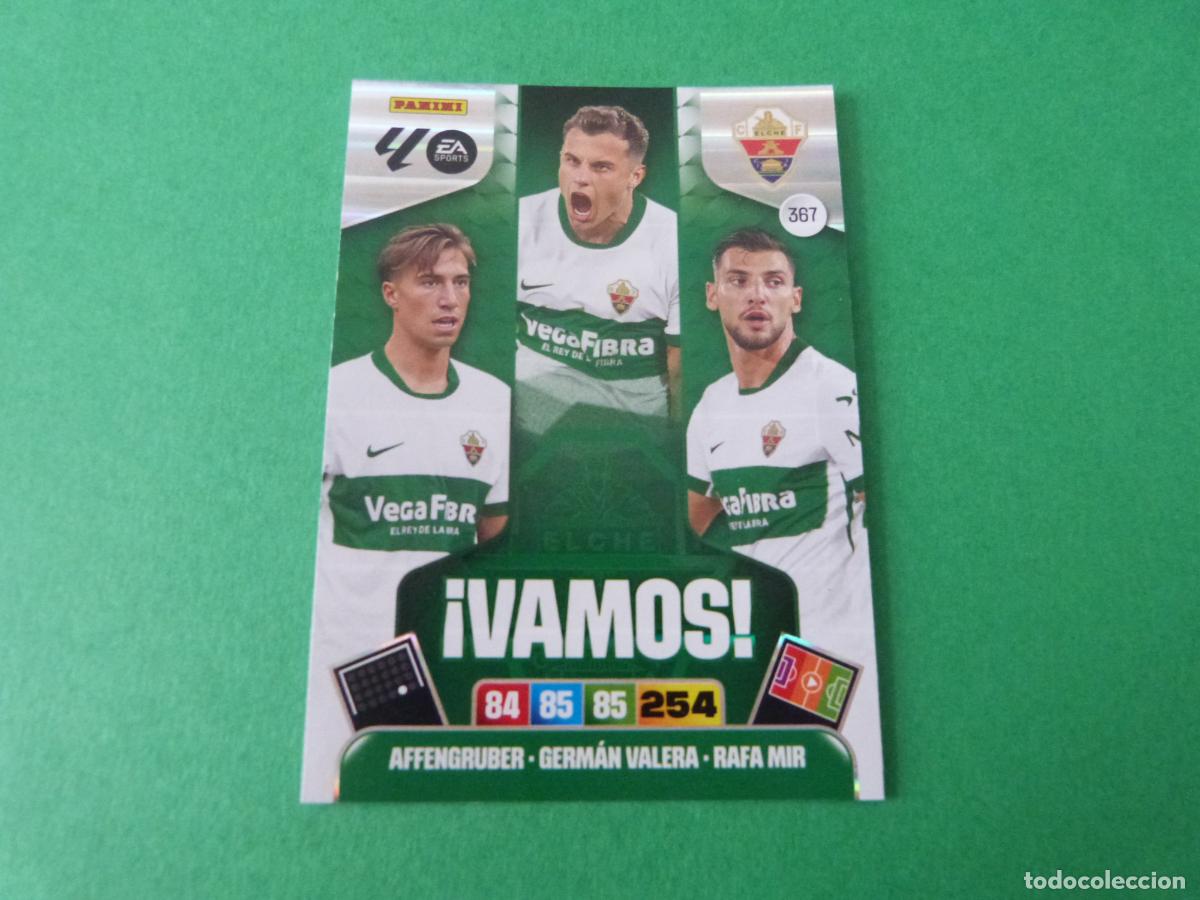 Cromos de F&uacute;tbol: TRADING CARD FUTBOL AFFENGRUBER GERMAN VALERA RAFA MIR 367 LIGA ADRENALYN XL 2025-2026/25-26 PANINI