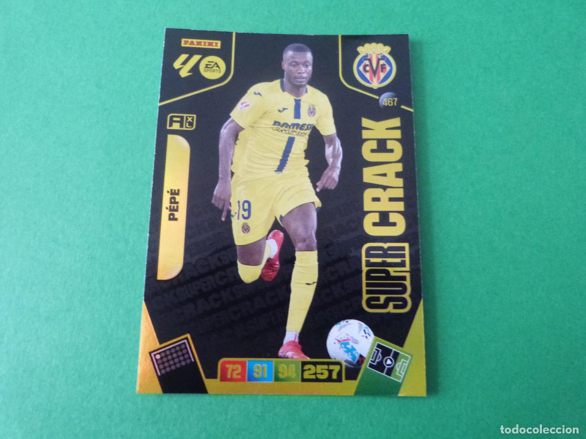 Cromos de F&uacute;tbol: TRADING CARD FUTBOL PEPE VILLARREAL C.F. N&ordm; 467 LIGA ADRENALYN XL 2025-2026/25-26 PANINI