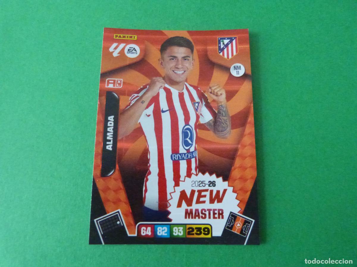 Cromos de F&uacute;tbol: TRADING CARD FUTBOL ALMADA ATLETICO DE MADRID N&ordm; NM 11 LIGA ADRENALYN XL 2025-2026/25-26 PANINI
