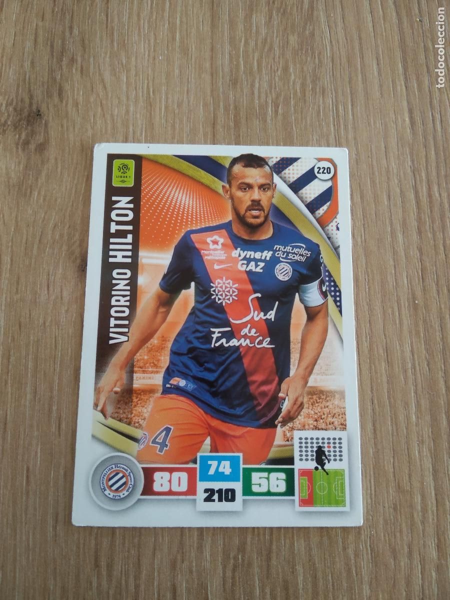 Cromos de F&uacute;tbol: 220 HILTON MONTPELLIER CROMO FUTBOL PANINI LIGA FRANCIA 2016-2017 FOOT LIGUE 1 ADRENALYN 16-17