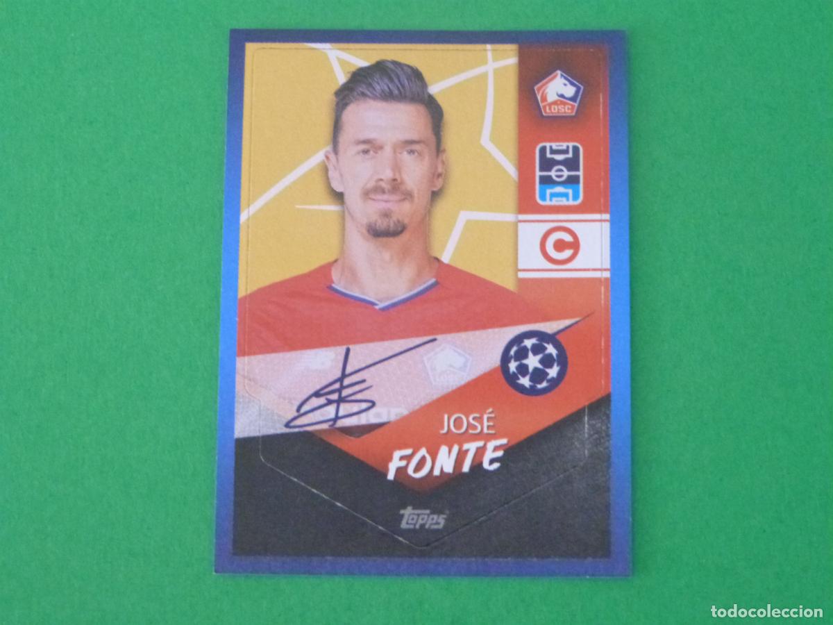Cromos de Futebol: CROMO FUTBOL FONTE LILLE OLIMPIQUE SC SIN PEGAR N&ordm; 503 CHAMPIONS LEAGUE 2021-2022/21-22 TOPPS