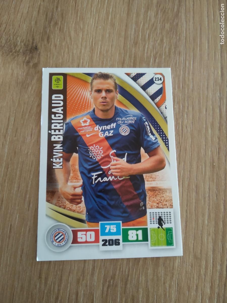Cromos de Futebol: 234 BERIGAUD MONTPELLIER CROMO FUTBOL PANINI LIGA FRANCIA 2016-2017 FOOT LIGUE 1 ADRENALYN 16-17