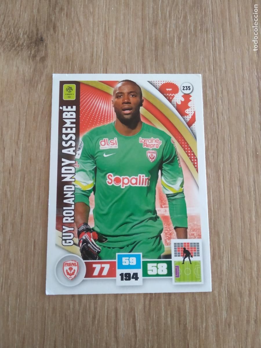 Football Stickers: 235 NDY ASSEMBE NANCY CROMO FUTBOL PANINI LIGA FRANCIA 2016-2017 FOOT LIGUE 1 ADRENALYN 16-17