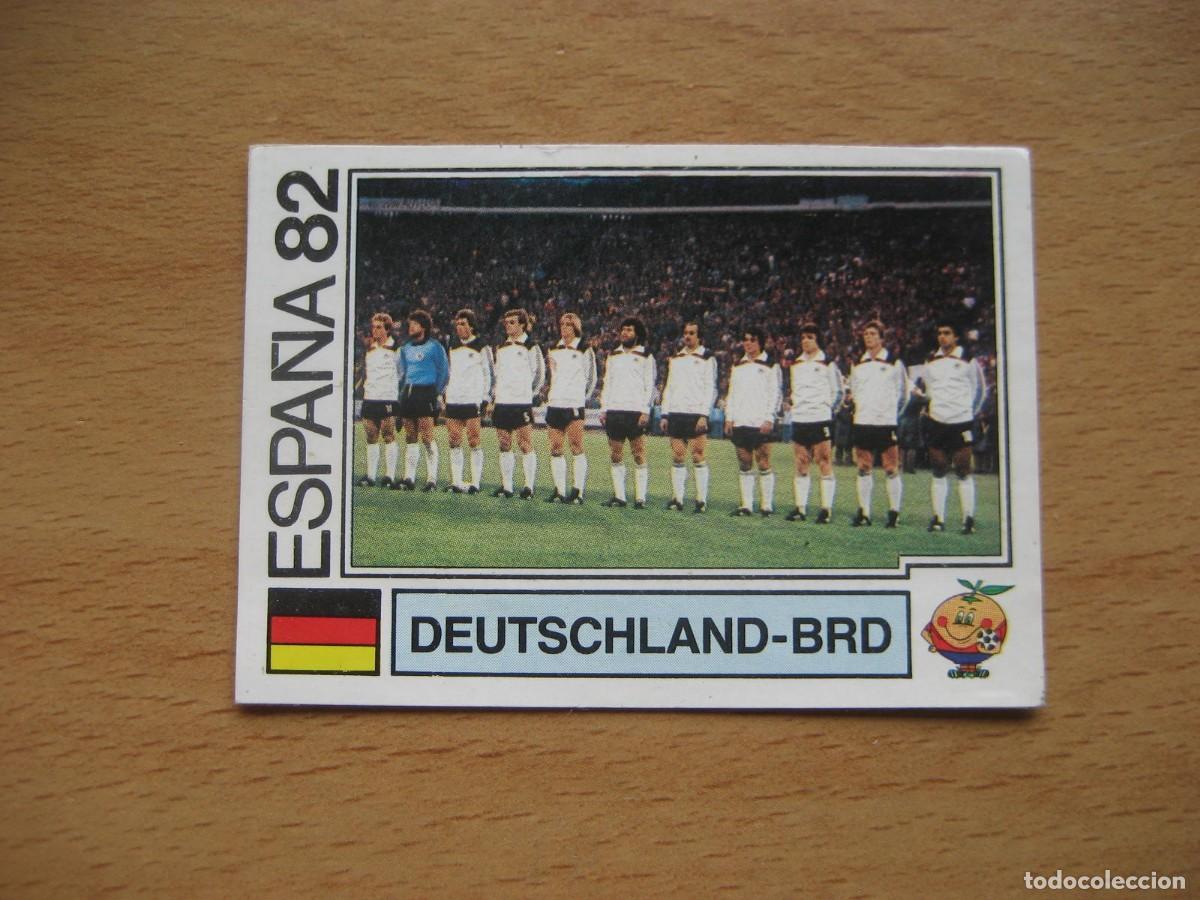 Football Stickers: ESPA&Ntilde;A 82 - N&ordm; 111 EQUIPO - ALEMANIA OCC. - PANINI
