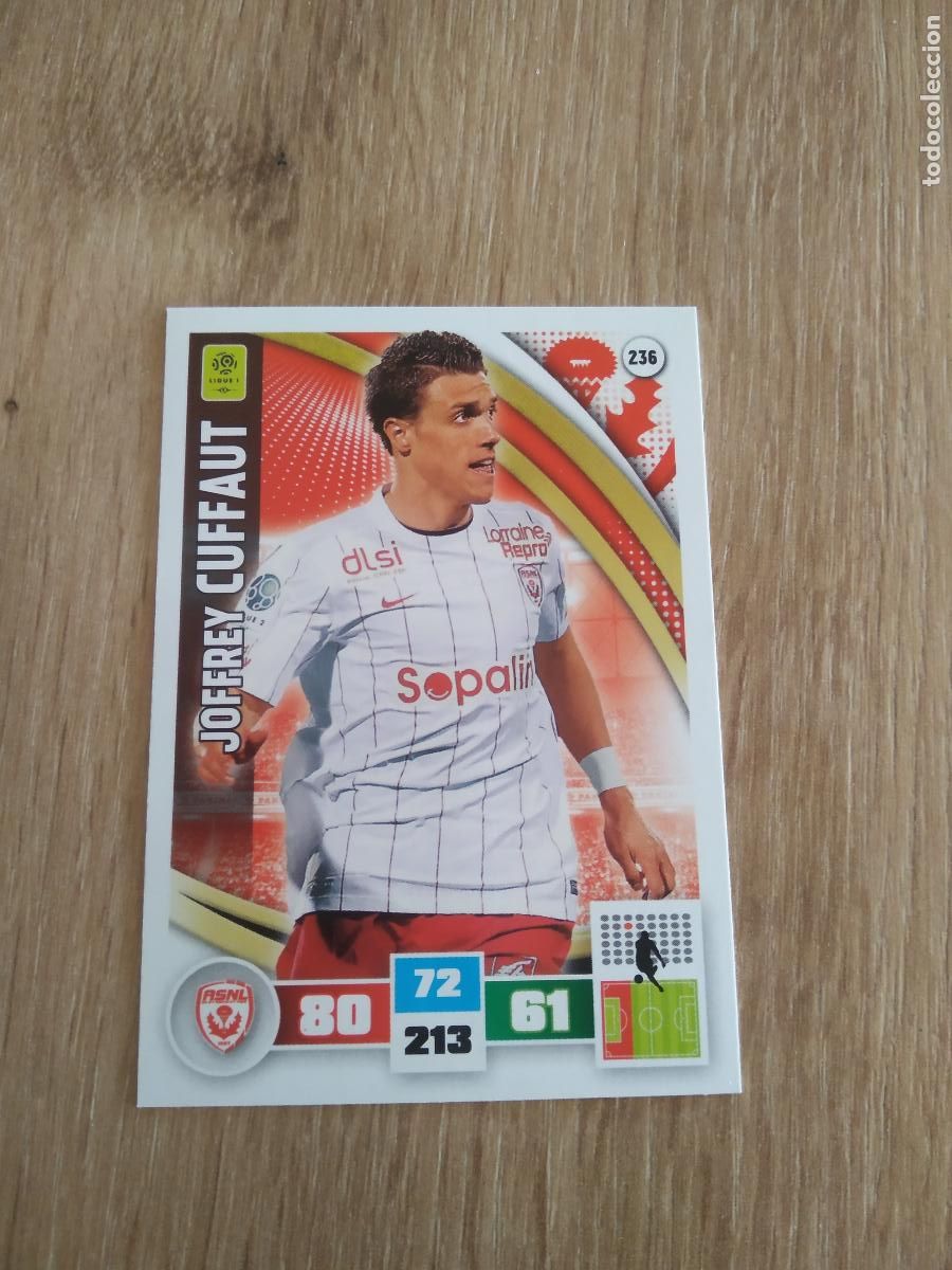 Football Stickers: 236 CUFFAUT NANCY CROMO FUTBOL PANINI LIGA FRANCIA 2016-2017 FOOT LIGUE 1 ADRENALYN 16-17