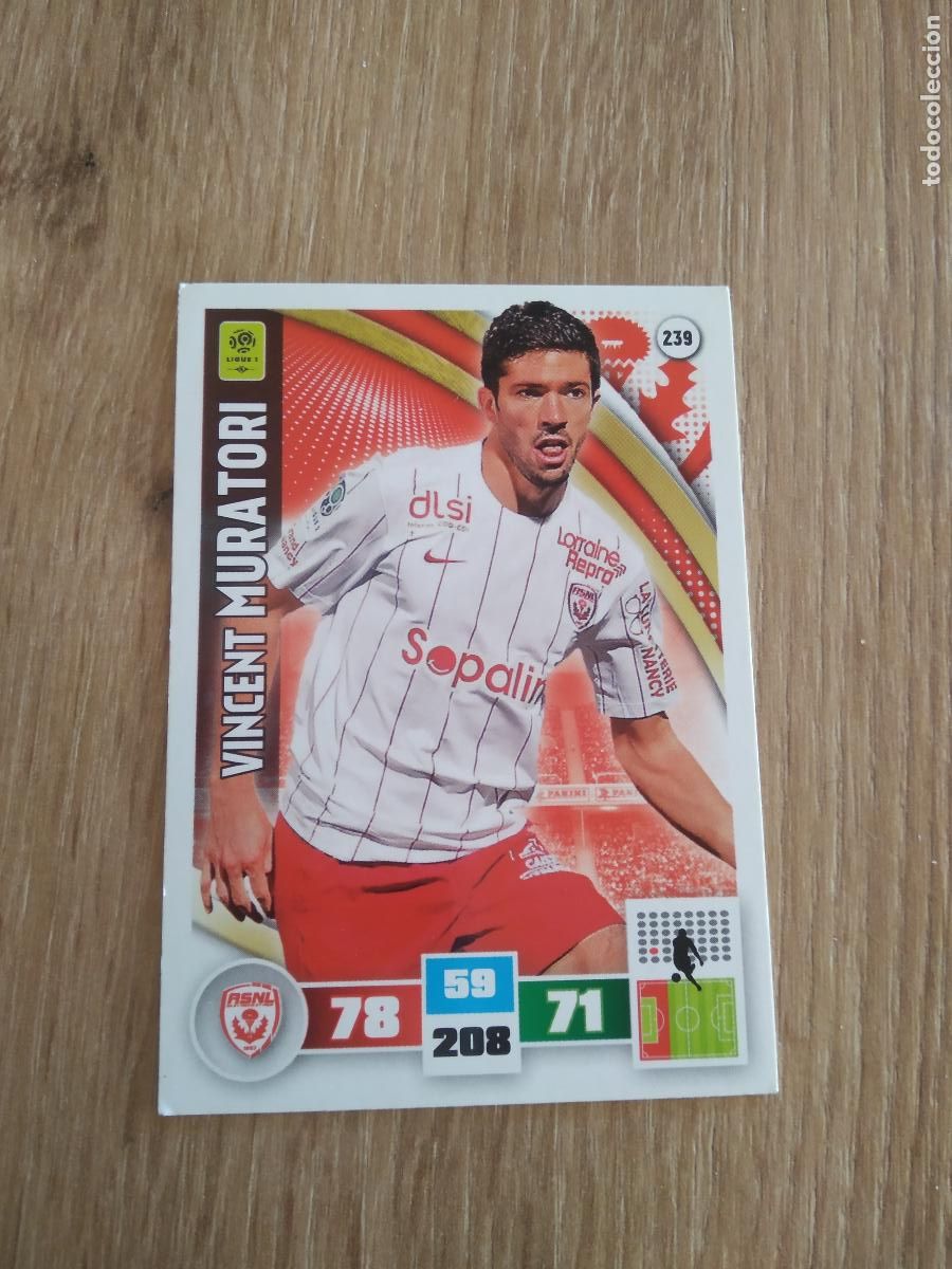 Football Stickers: 239 VINCENT MURATORI NANCY CROMO FUTBOL PANINI LIGA FRANCIA 2016-2017 FOOT LIGUE 1 ADRENALYN 16-17