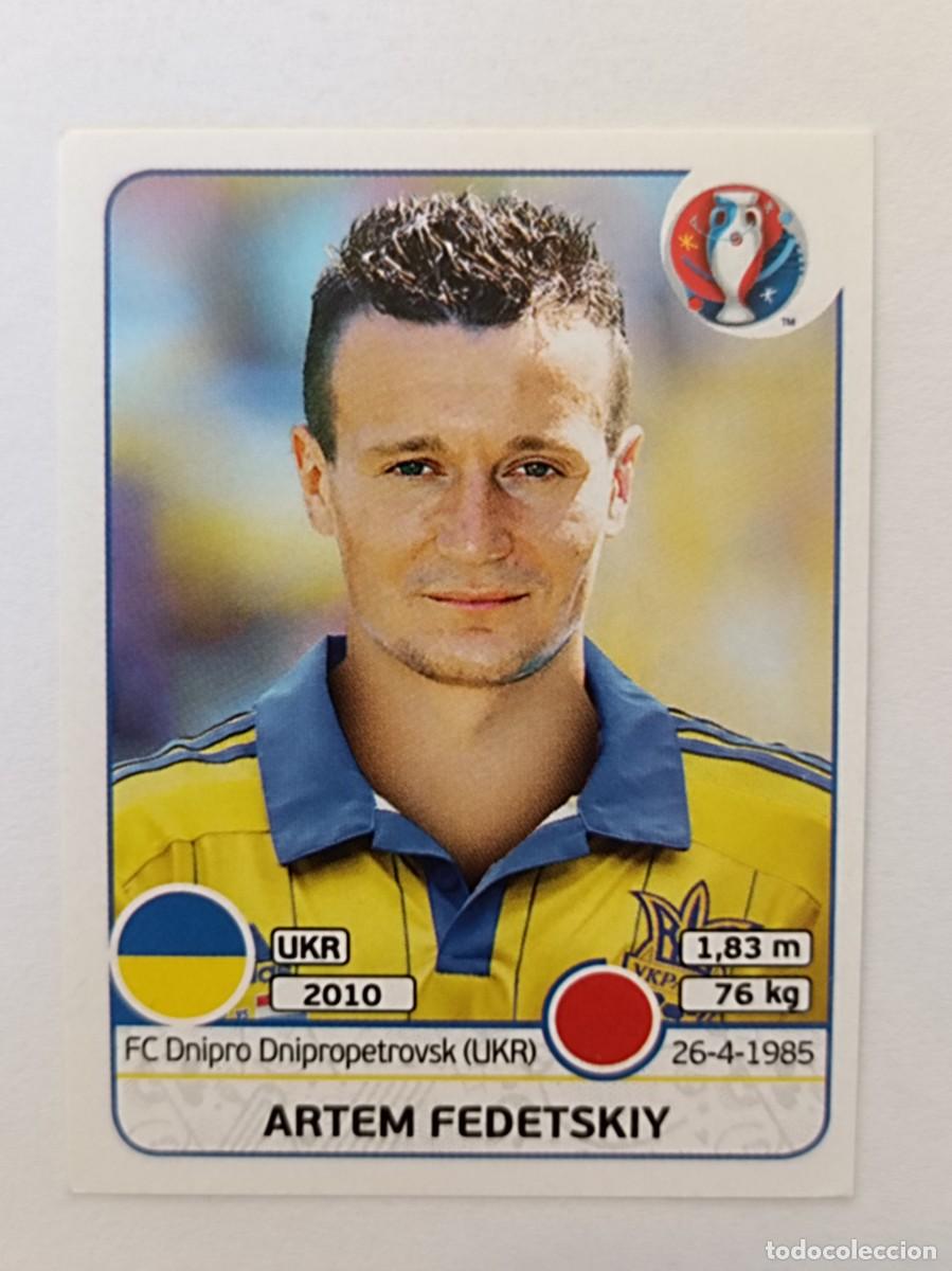 Football Stickers: #275 ARTEM FEDETSKIY (UCRANIA) EURO FRANCIA 2016 PANINI