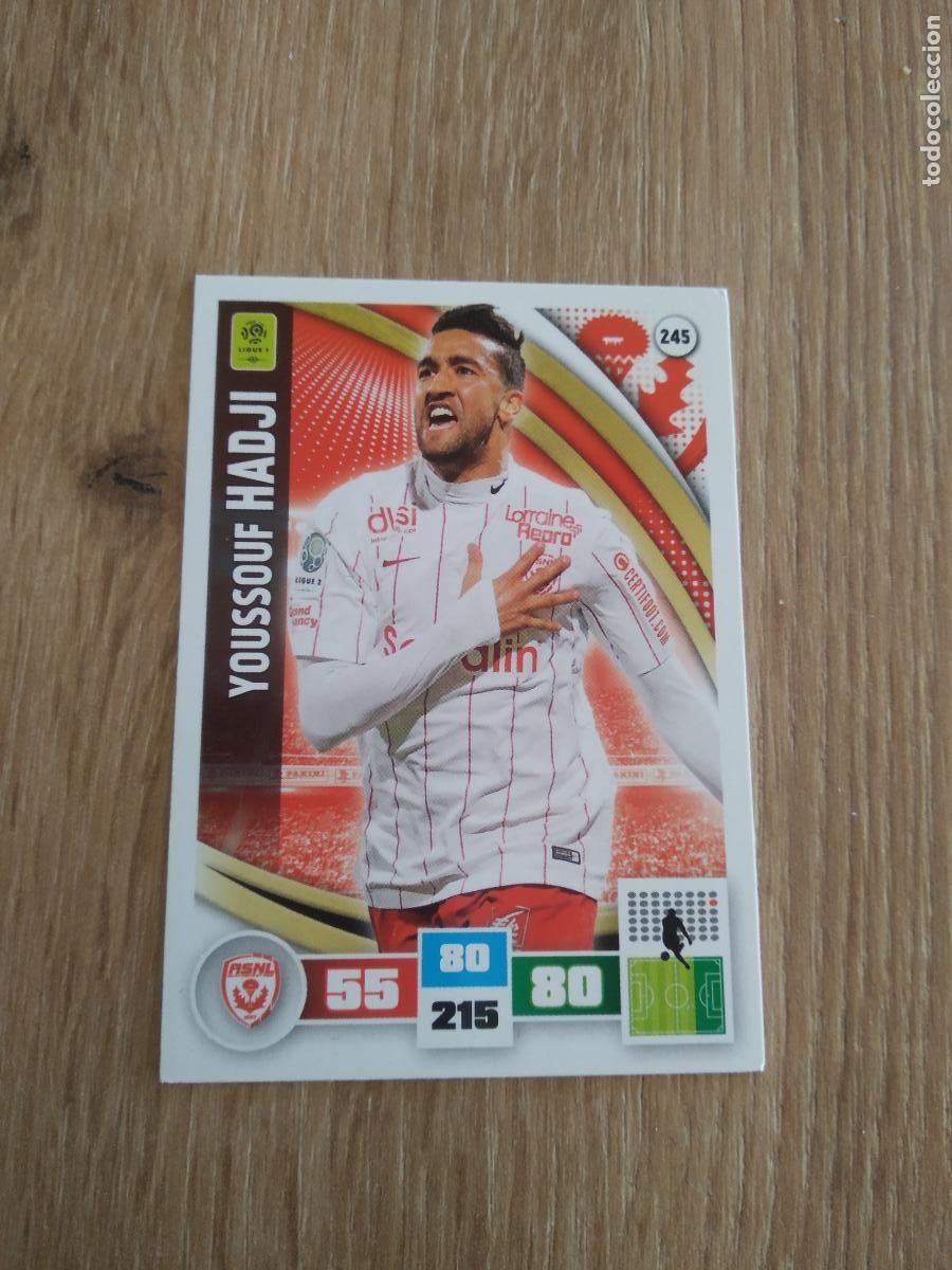 Football Stickers: 245 YOUSSOUF HADJI NANCY CROMO FUTBOL PANINI LIGA FRANCIA 2016-2017 FOOT LIGUE 1 ADRENALYN 16-17