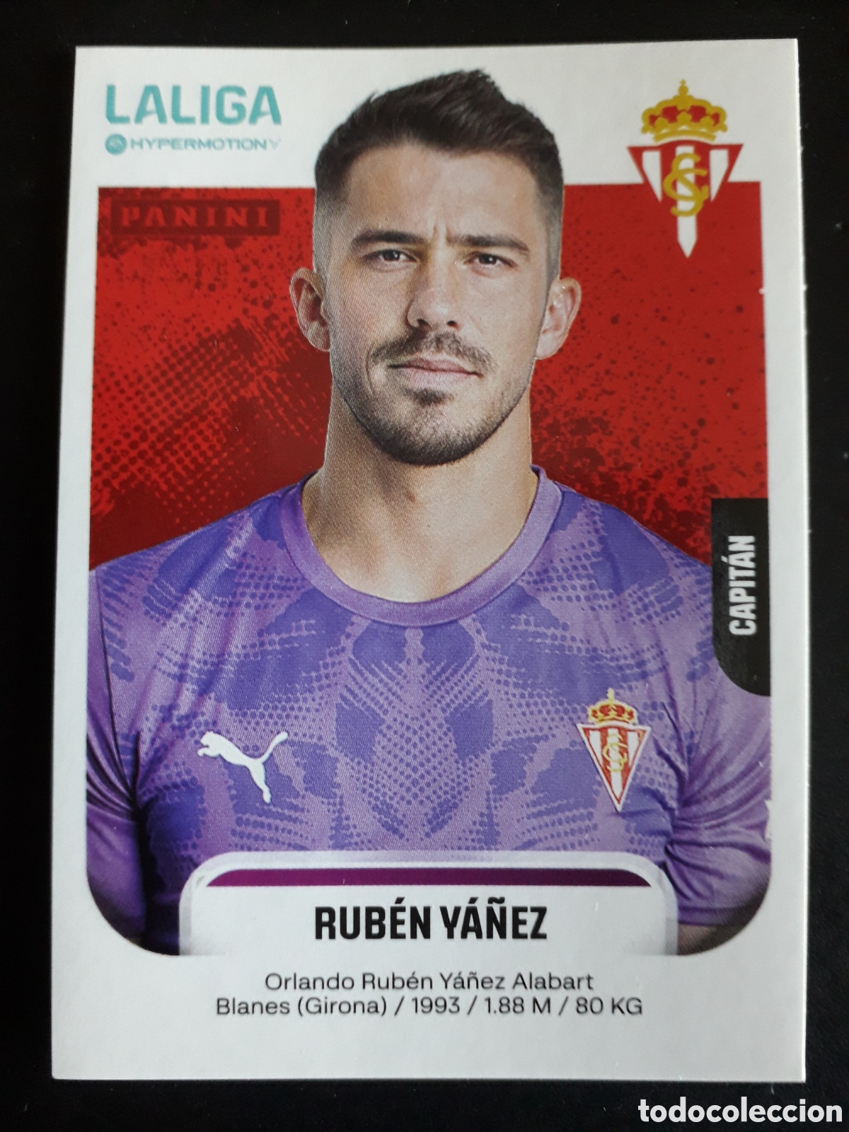 Cromos de F&uacute;tbol: RUB&Eacute;N Y&Aacute;&Ntilde;EZ SPORTING DE GIJ&Oacute;N N&deg; 365 LALIGA HYPERMOTION 25 26 2025 2026 PANINI PEDIDO M&Iacute;NIMO 3&euro;