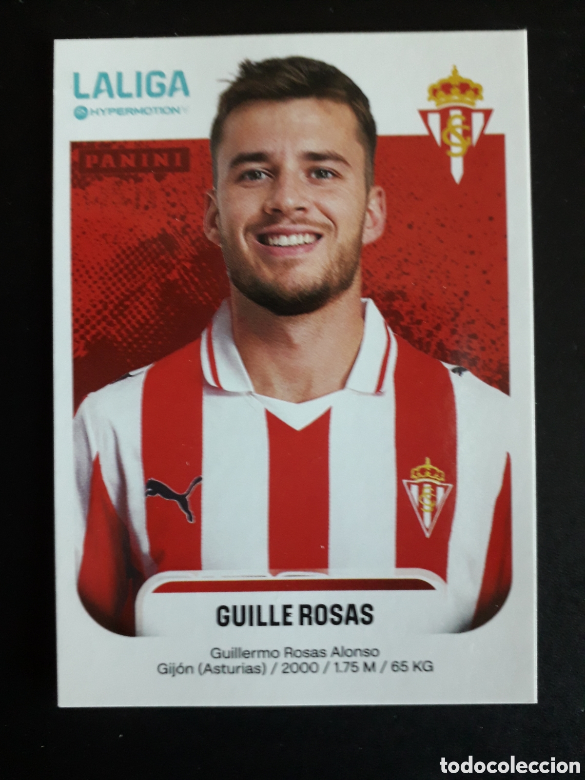 Cromos de F&uacute;tbol: GUILLE ROSAS SP GIJ&Oacute;N N&deg; 367 LALIGA HYPERMOTION 24 25 2024 2025 PANINI SIN PEGAR PEDIDO M&Iacute;NIMO 3&euro;