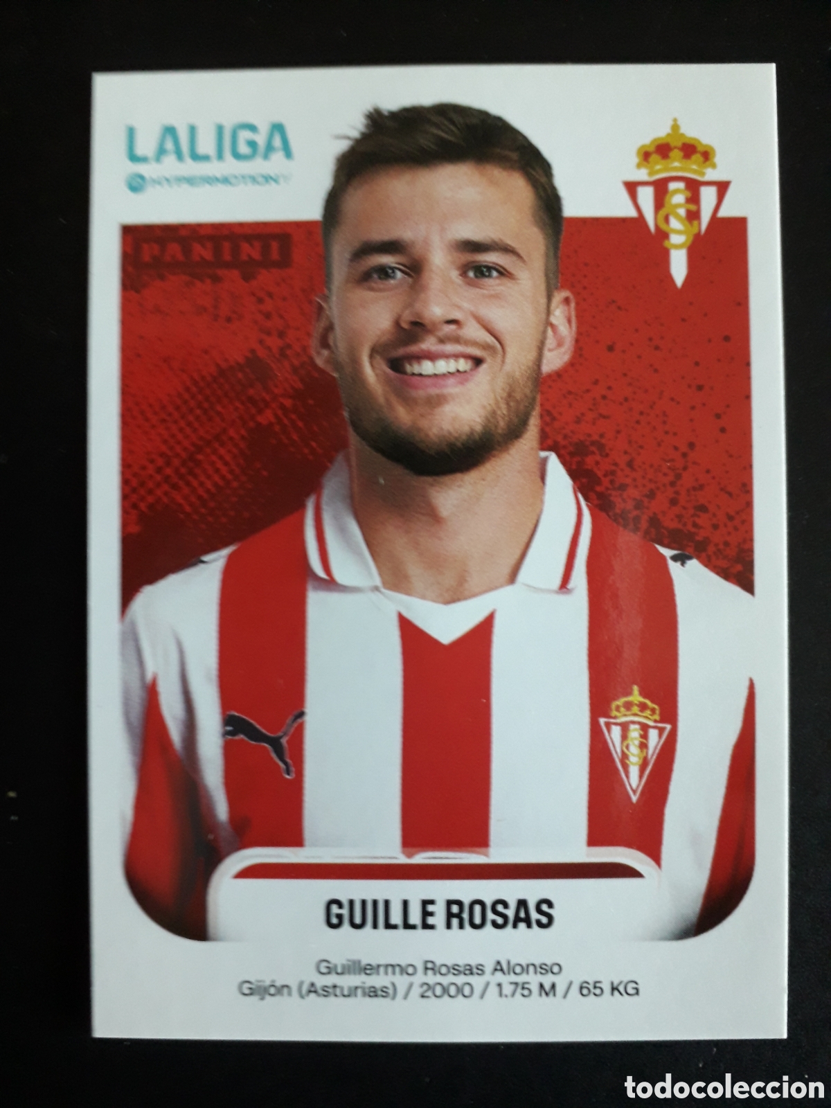 Cromos de F&uacute;tbol: GUILLE ROSAS SP GIJ&Oacute;N N&deg; 367 LALIGA HYPERMOTION 24 25 2024 2025 PANINI SIN PEGAR PEDIDO M&Iacute;NIMO 3&euro;