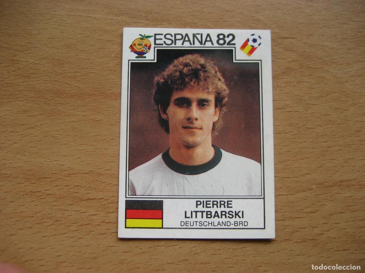 Cromos de F&uacute;tbol: ESPA&Ntilde;A 82 - N&ordm; 124 PIERRE LITTBARSKI - ALEMANIA OCC. - PANINI