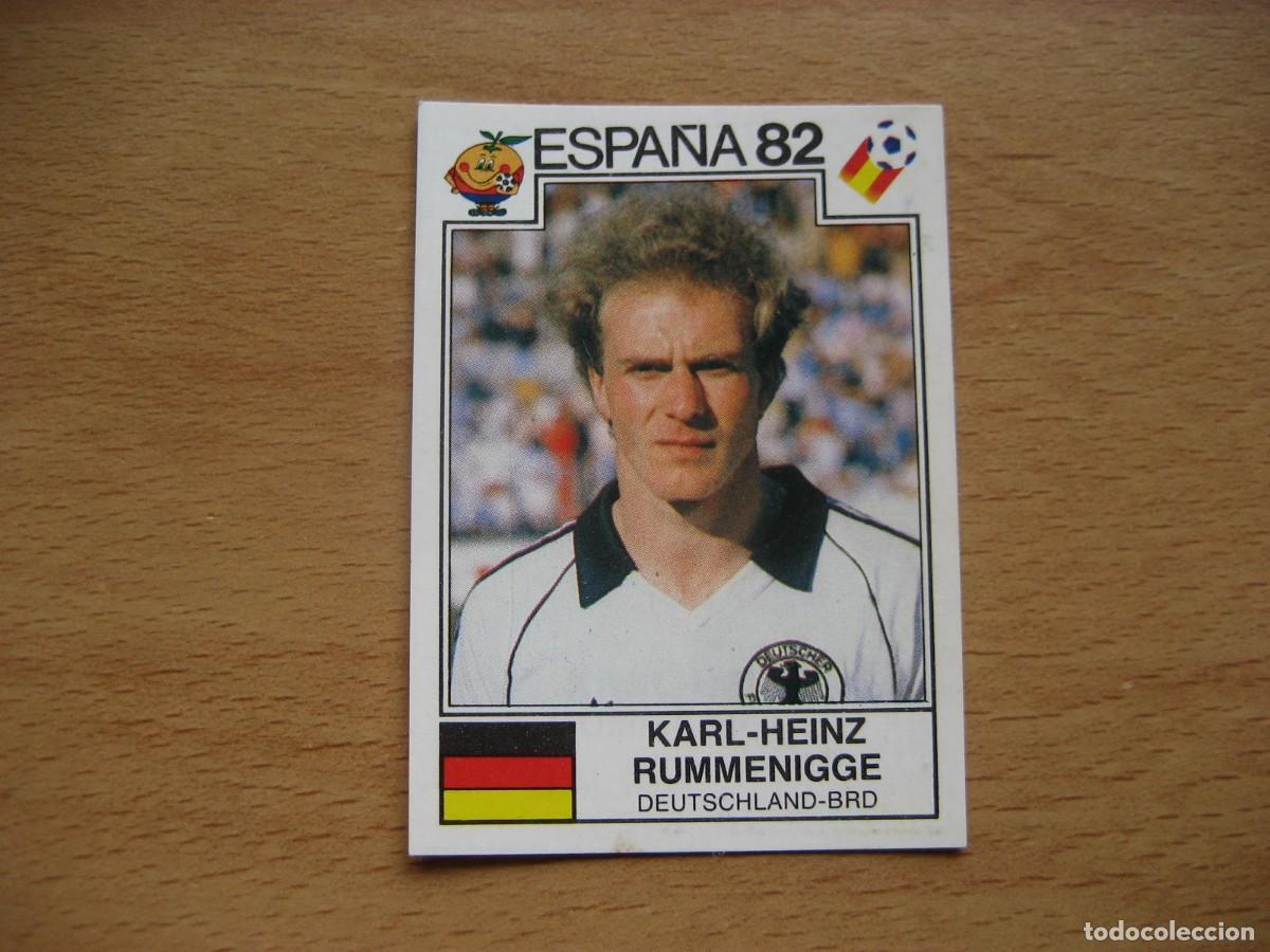 Cromos de F&uacute;tbol: ESPA&Ntilde;A 82 - N&ordm; 127 RUMMENIGGE - ALEMANIA OCC. - PANINI