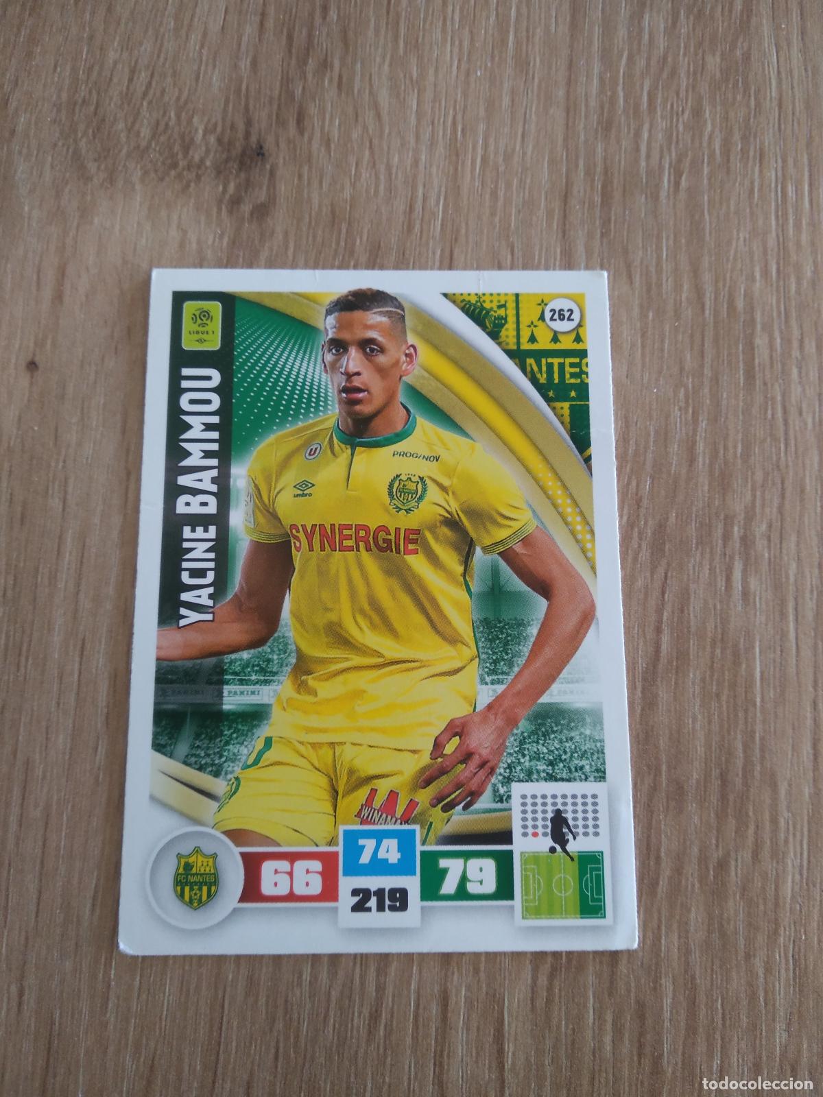Cromos de F&uacute;tbol: 262 YACINE BAMMOU NANTES CROMO FUTBOL PANINI LIGA FRANCIA 2016-2017 FOOT LIGUE 1 ADRENALYN 16-17