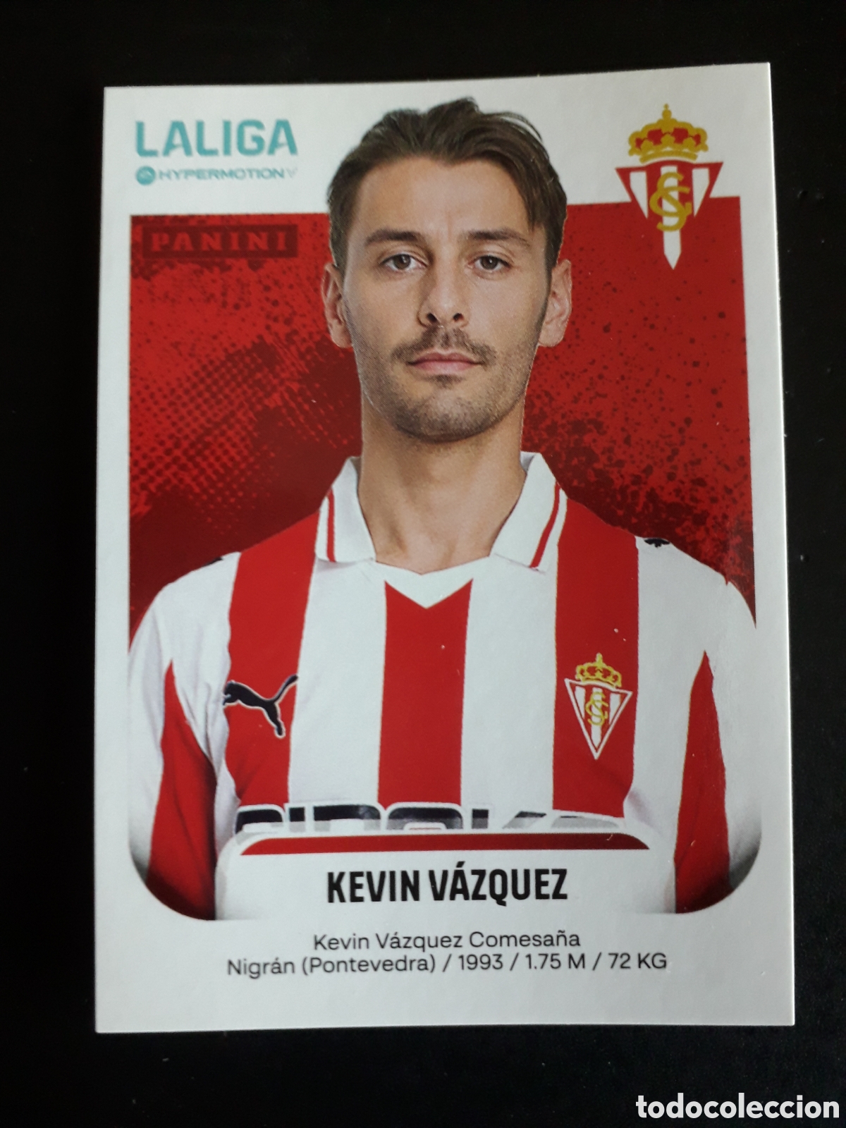 Cromos de F&uacute;tbol: KEVIN V&Aacute;ZQUEZ SPORTING DE GIJ&Oacute;N N&deg; 368 A LALIGA HYPERMOTION 25 26 2025 2026 PANINI PEDIDO M&Iacute;NIMO 3&euro;