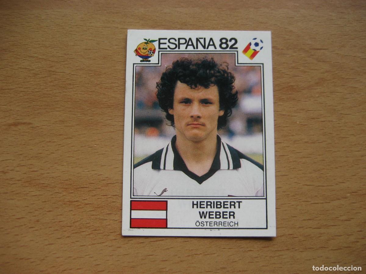Cromos de Futebol: ESPA&Ntilde;A 82 - N&ordm; 134 HERIBERT WEBER - AUSTRIA - PANINI