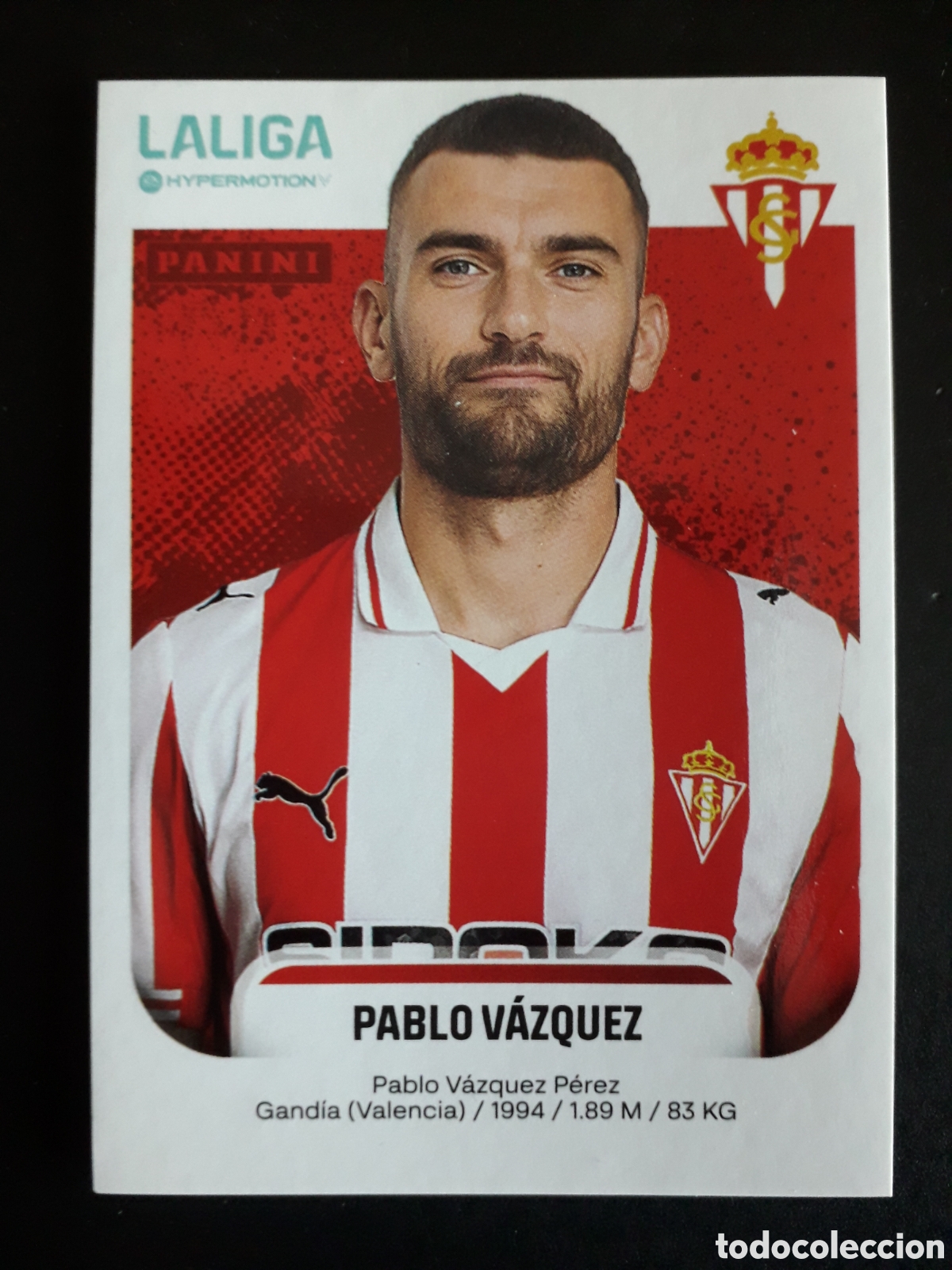 Cromos de Futebol: PABLO V&Aacute;ZQUEZ SPORTING DE GIJ&Oacute;N N&deg; 369 LALIGA HYPERMOTION 25 26 2025 2026 PANINI PEDIDO M&Iacute;NIMO 3&euro;
