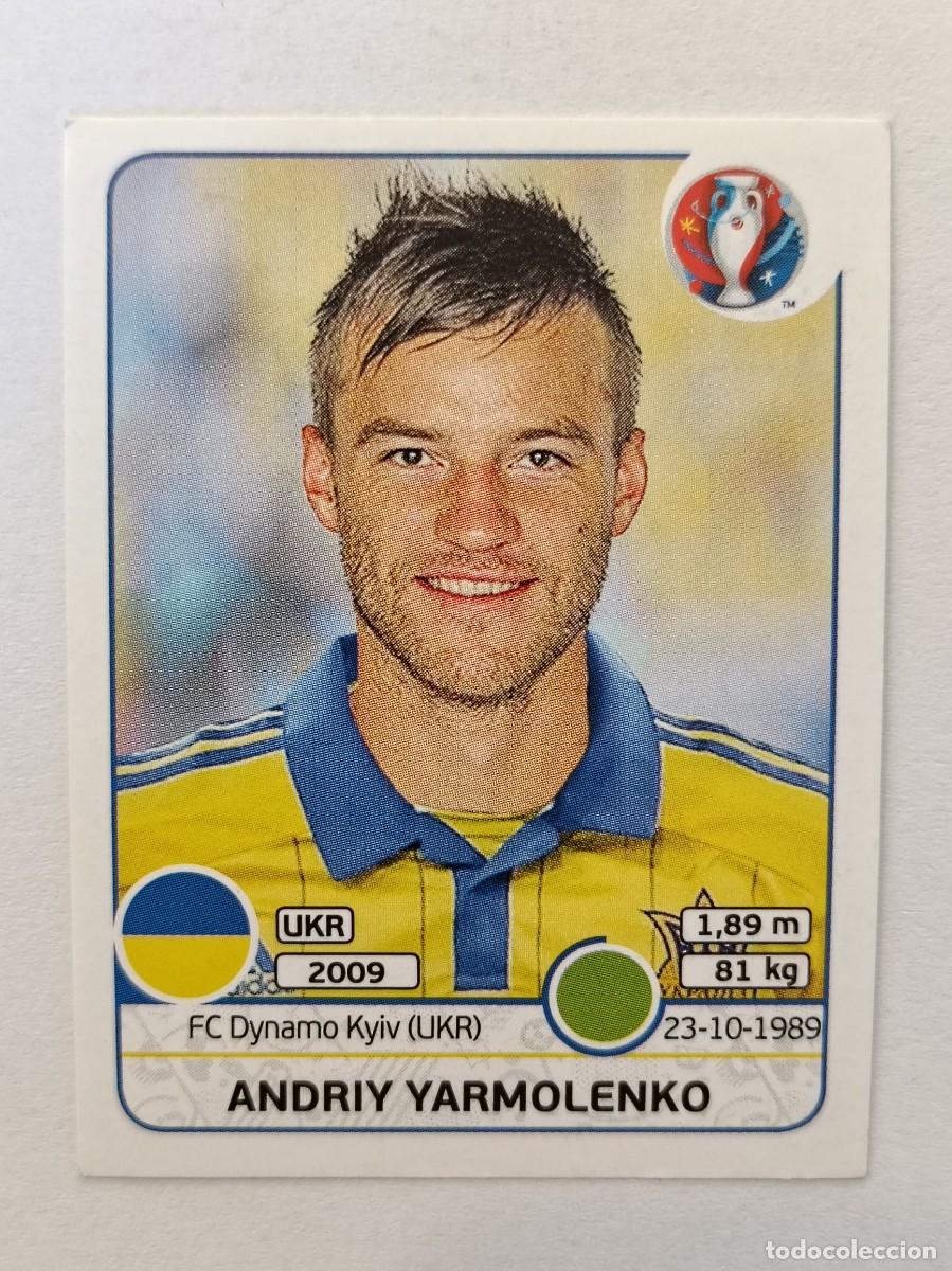 Cromos de Futebol: #289 ANDRIY YARMOLENKO (UCRANIA) EURO FRANCIA 2016 PANINI