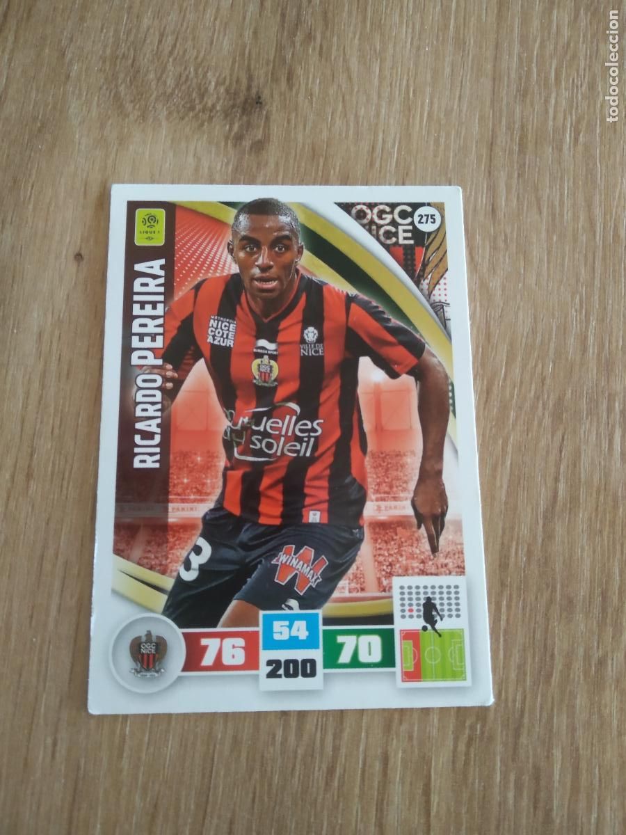 Cromos de Futebol: 275 RICARDO PEREIRA NICE CROMO FUTBOL PANINI LIGA FRANCIA 2016-2017 FOOT LIGUE 1 ADRENALYN 16-17