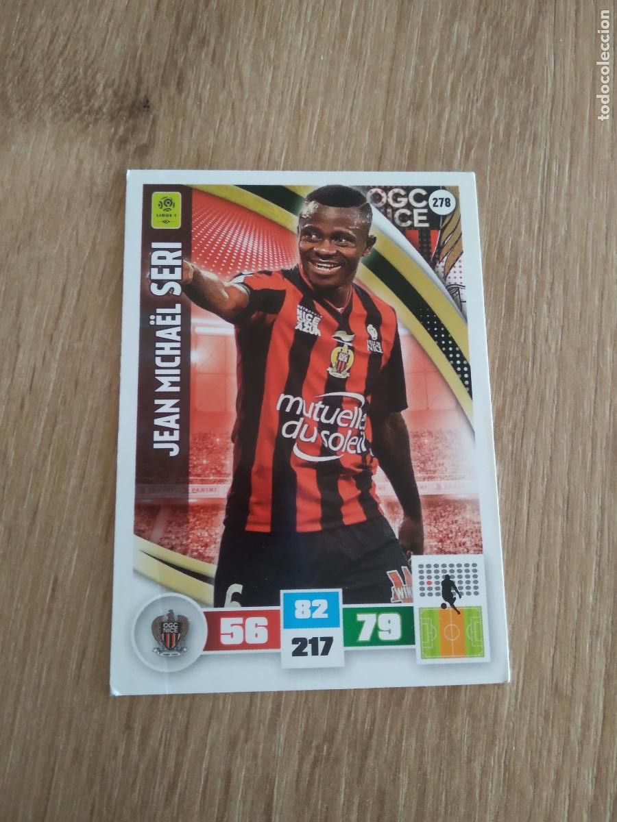 Cromos de Futebol: 278 JEAN MICHAEL SERI NICE CROMO FUTBOL PANINI LIGA FRANCIA 2016-2017 FOOT LIGUE 1 ADRENALYN 16-17