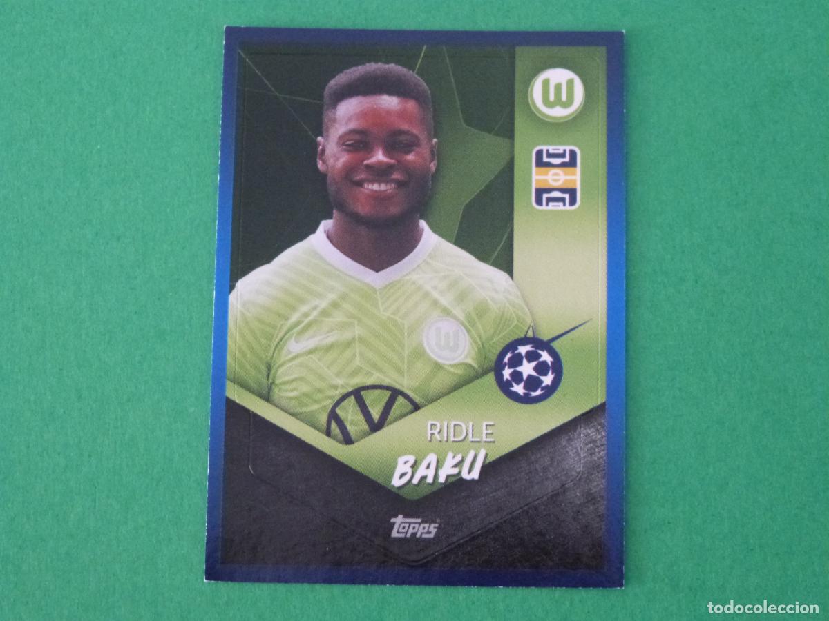 Figurine di Calcio: CROMO FUTBOL BAKU FL WOLFSBURG SIN PEGAR N&ordm; 563 CHAMPIONS LEAGUE 2021-2022/21-22 TOPPS