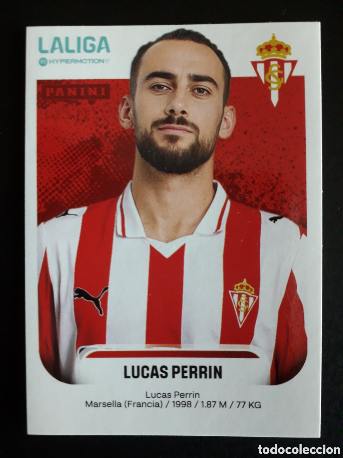 Cromos de Futebol: LUCAS PERRIN SPORTING DE GIJ&Oacute;N N&deg; 370 LALIGA HYPERMOTION 25 26 2025 2026 PANINI PEDIDO M&Iacute;NIMO 3&euro;