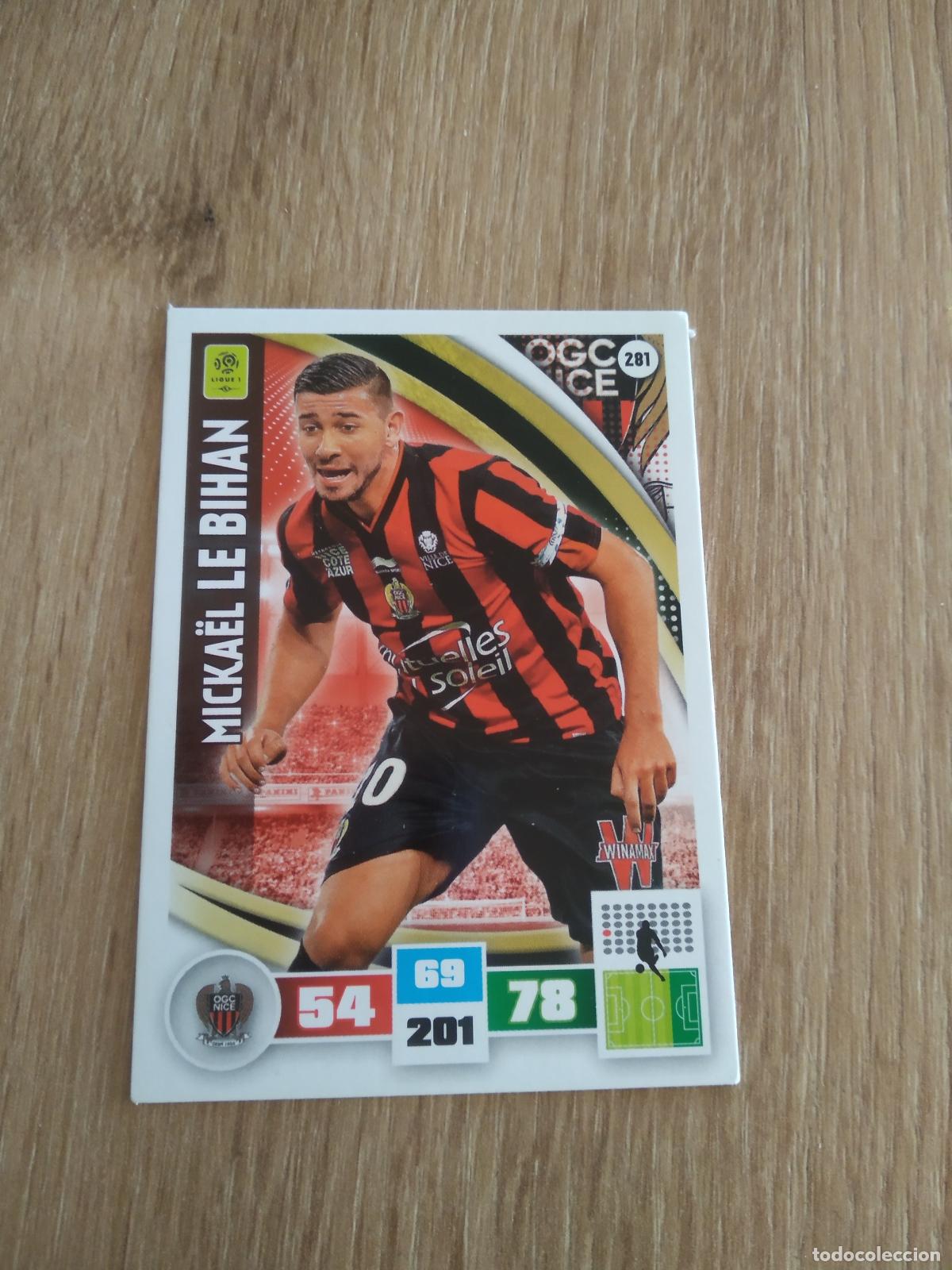 Cromos de Futebol: 281 MICKAEL LE BIHAN NICE CROMO FUTBOL PANINI LIGA FRANCIA 2016-2017 FOOT LIGUE 1 ADRENALYN 16-17