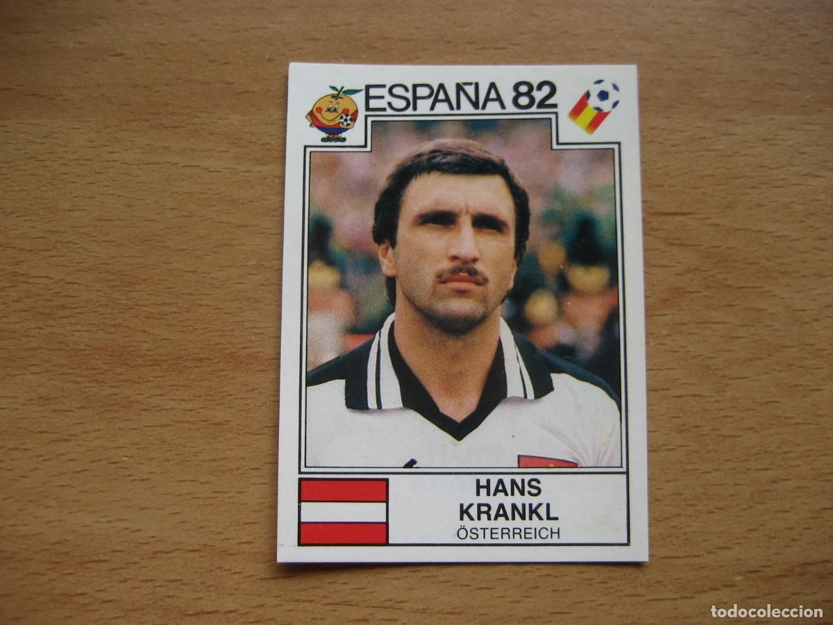 Cromos de Futebol: ESPA&Ntilde;A 82 - N&ordm; 142 - AUSTRIA -HANS KRANKL PANINI