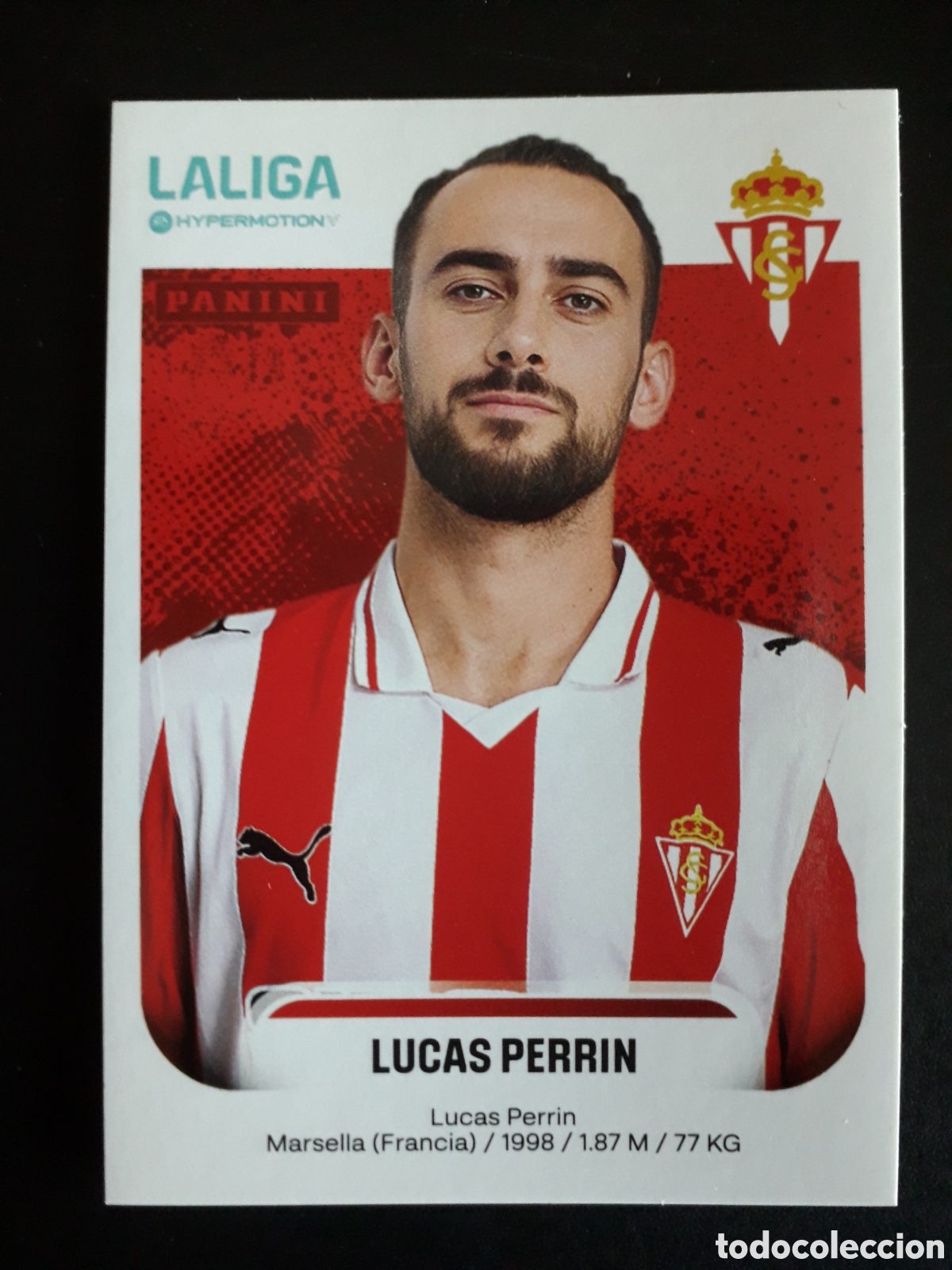 Cromos de Futebol: LUCAS PERRIN SPORTING DE GIJ&Oacute;N N&deg; 370 LALIGA HYPERMOTION 25 26 2025 2026 PANINI PEDIDO M&Iacute;NIMO 3&euro;