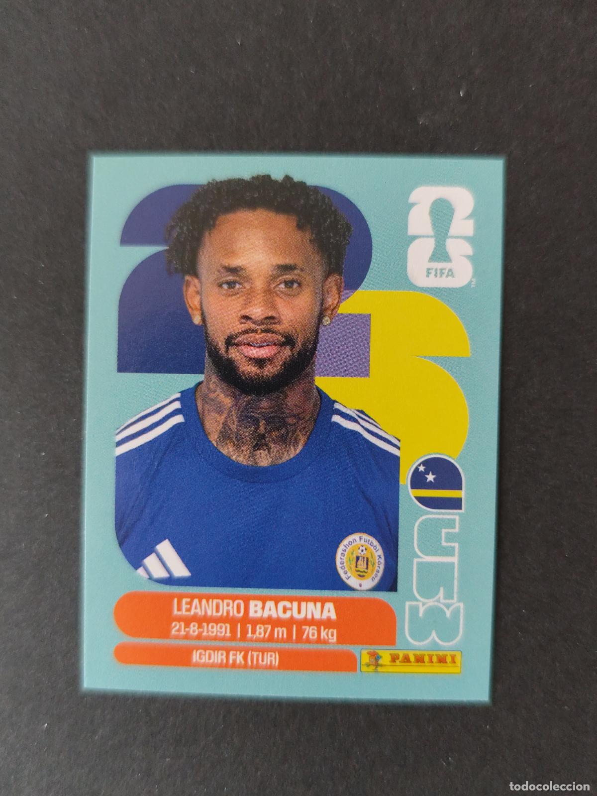 Cromos de Futebol: CUW12 LEANDRO BACUNA 12 CURAZAO CURA&Ccedil;AO MUNDIAL FIFA WORLD CUP 2026 STICKER PANINI SIN PEGAR