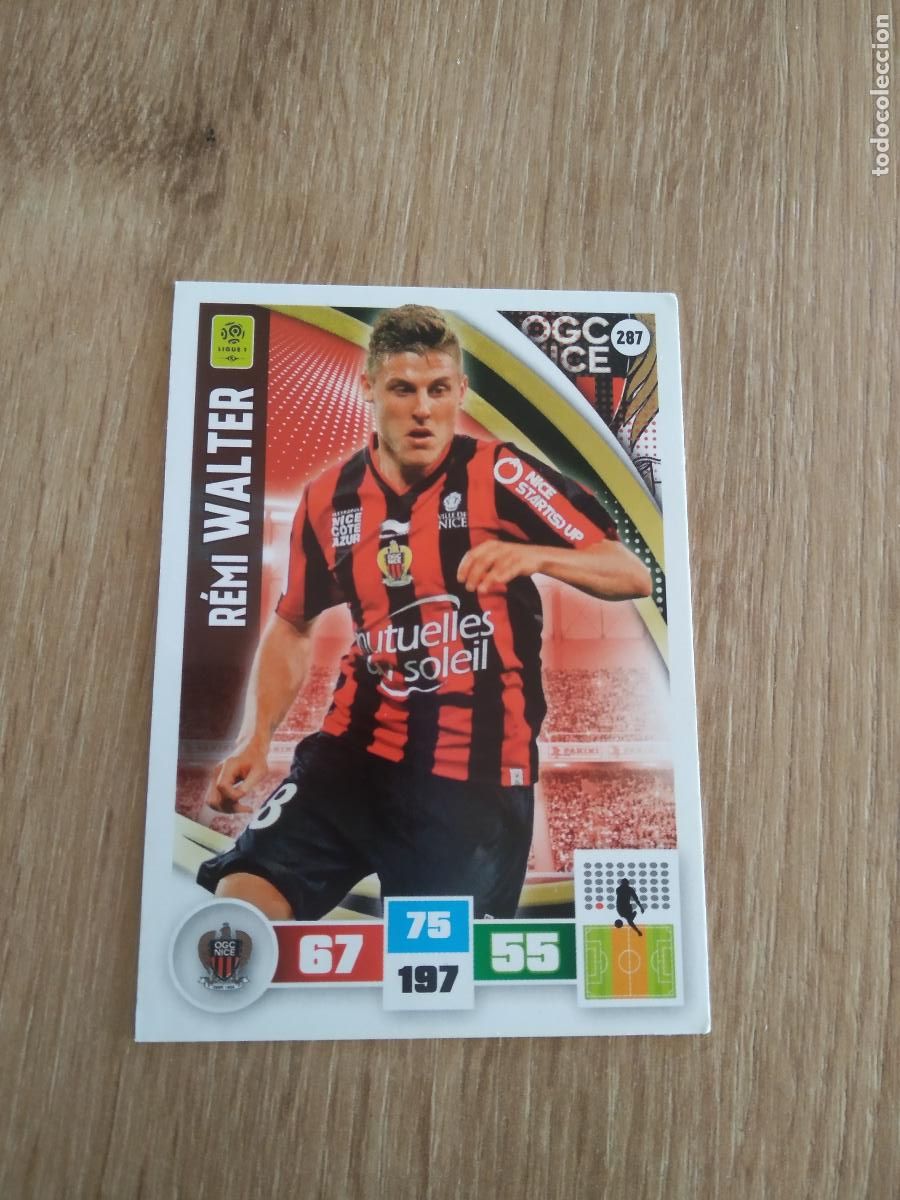 Cromos de Futebol: 287 REMI WALTER NICE CROMO FUTBOL PANINI LIGA FRANCIA 2016-2017 FOOT LIGUE 1 ADRENALYN 16-17