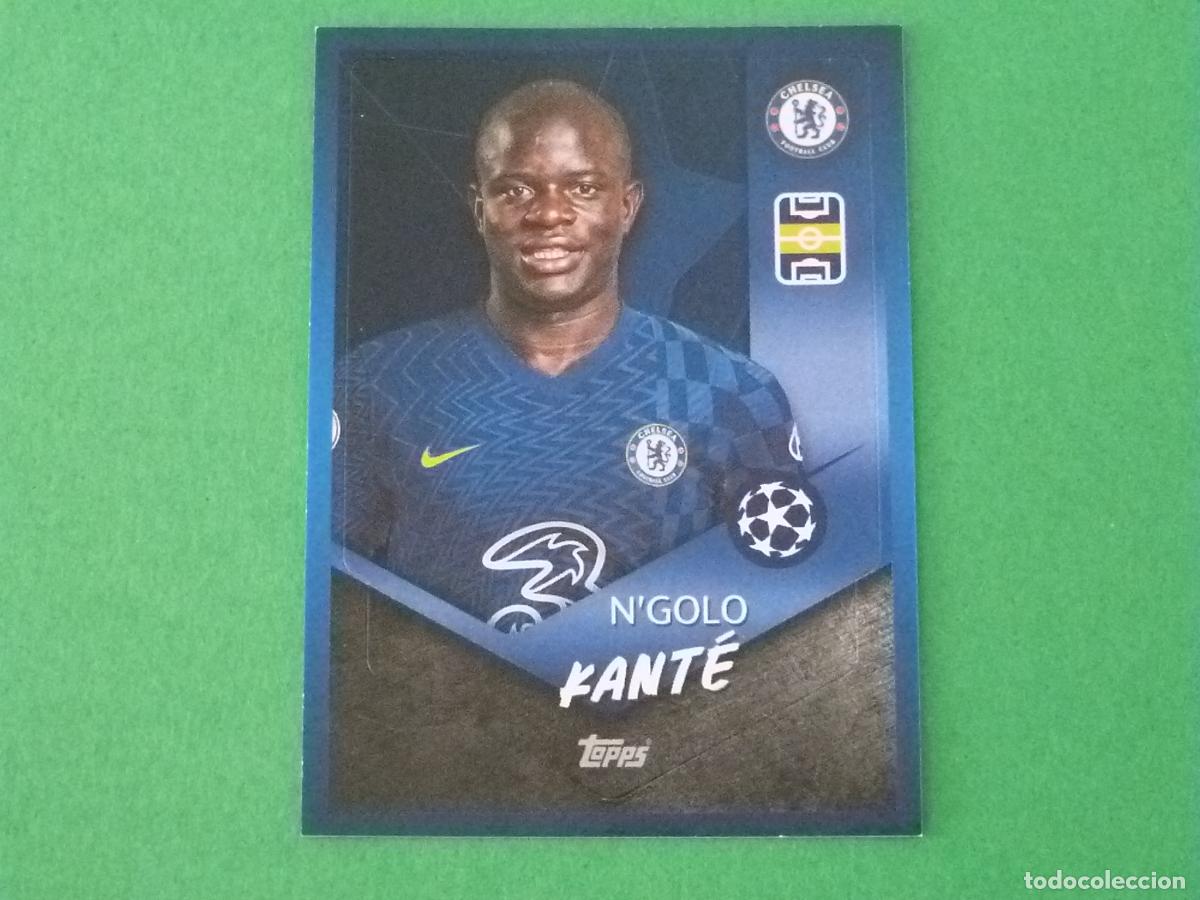 Fu&szlig;ball-Sticker: CROMO FUTBOL KANTE CHELSEA FC SIN PEGAR N&ordm; 580 CHAMPIONS LEAGUE 2021-2022/21-22 TOPPS