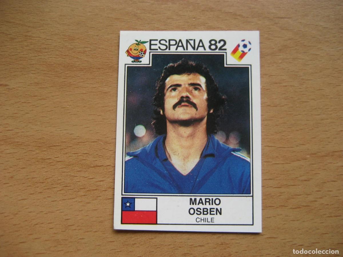 Fu&szlig;ball-Sticker: ESPA&Ntilde;A 82 - N&ordm; 148 MARIO OSBEN - CHILE - PANINI