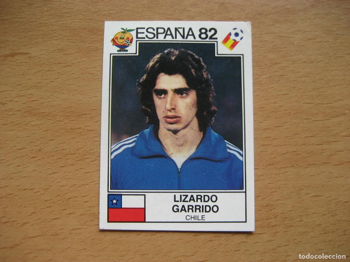 Fu&szlig;ball-Sticker: ESPA&Ntilde;A 82 - N&ordm; 149 LIZARDO GARRIDO - CHILE - PANINI
