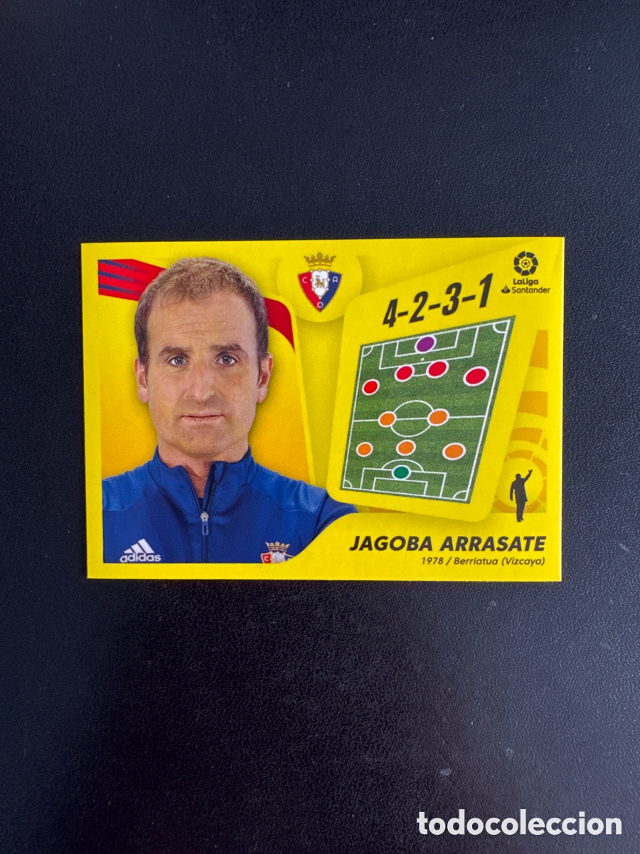 Cromos de Futebol: OSASUNA ENTRENADOR N&Uacute;MERO 2 LIGA ESTE 2021 2022