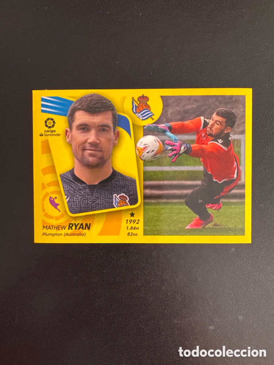 Cromos de Futebol: RYAN REAL SOCIEDAD N&Uacute;MERO 6 LIGA ESTE 2021 2022