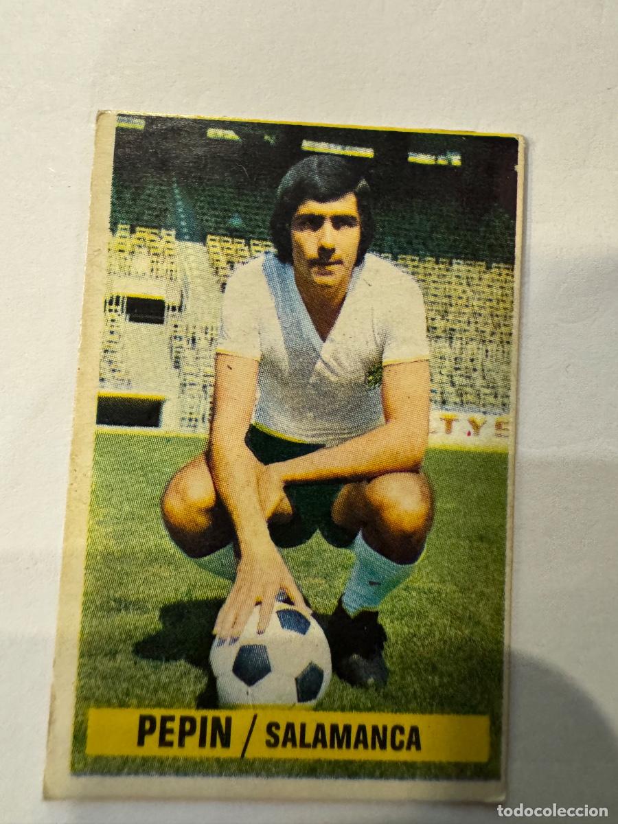 Figurine di Calcio: COLOCA CROMO FUTBOL PEP&Iacute;N SALAMANCA LIGA 1974-75 EDICIONES ESTE -NUNCA PEGADO / COMPRA M&Iacute;NIMA 5 &euro;